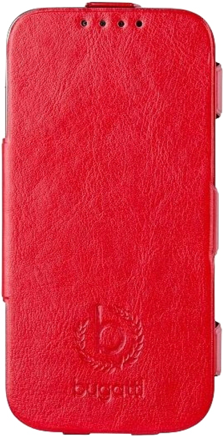 Etui z klapką Bugatti UltraThin Book do Samsung Galaxy S4 mini Red (4042632083323) - obraz 1