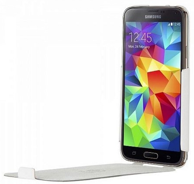 Чохол-книжка Bugatti UltraThin Geneva для Samsung Galaxy S5 White (4042632084627) - зображення 1