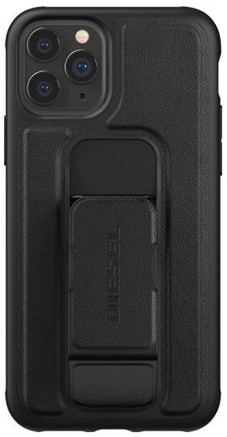 Etui Diesel Grip Case Leather Look do Apple iPhone 12/12 Pro Black (8718846085441) - obraz 4