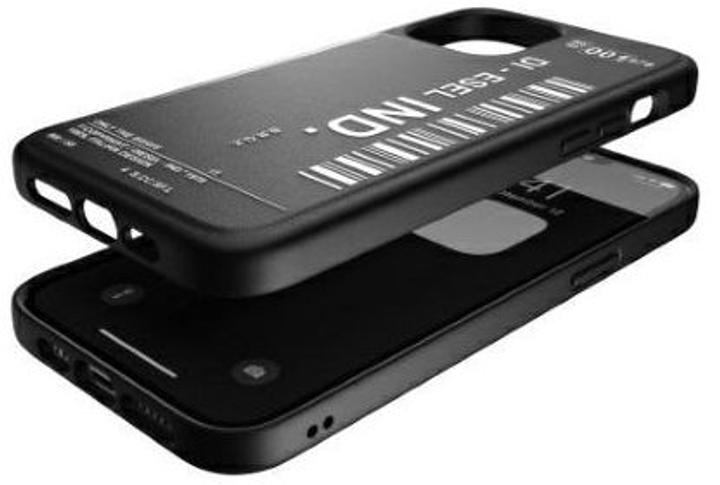 Etui Diesel Moulded Case Core Barcode Graphic do Apple iPhone 12 Pro Max Black-white (8718846085007) - obraz 3