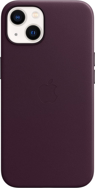 Панель Apple MagSafe Leather Case для Apple iPhone 13 Dark cherry (194252779873) - зображення 1