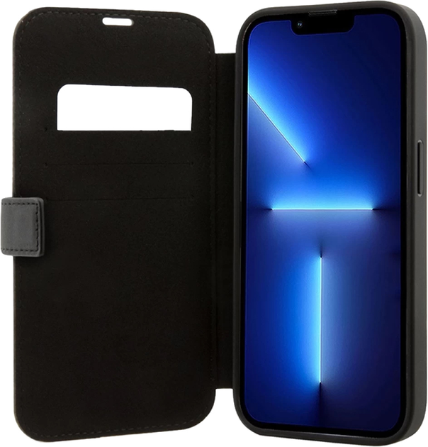 Чохол-книжка BMW Leather Stamp для Apple iPhone 14 Pro Black (3666339097097) - зображення 4