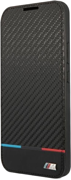 Etui z klapką BMW M Collection Triangles do Samsung Galaxy S22 Plus Black (3666339043391) - obraz 2