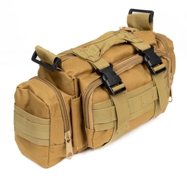 Тактическая сумка Tactical 5L поясная/ плечевая/ армейская/ нагрудная - изображение 1