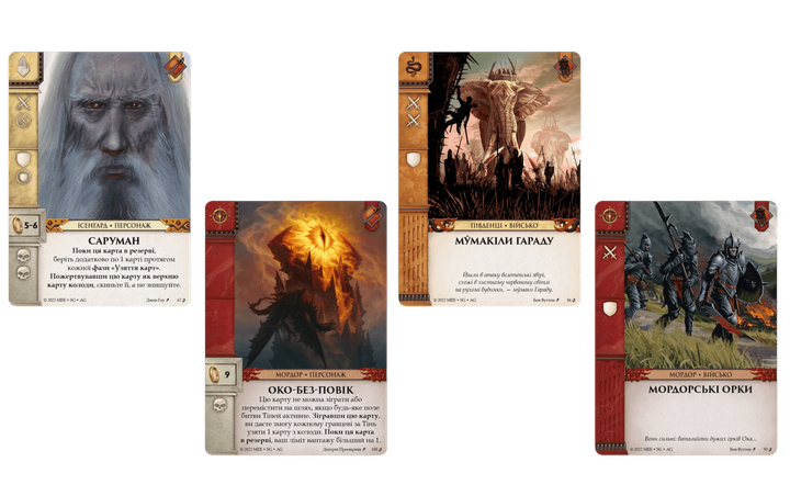 Настольная игра Geekach Games Война Кольца. Карточная игра (War of the Ring) - изображение 4