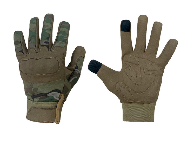 Тактичні рукавиці Texar Combat Multicam Size M - зображення 1