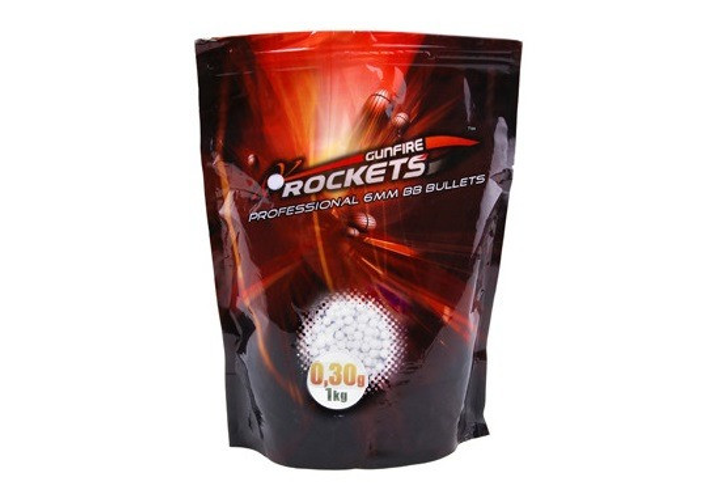 Страйкбольні кулі Rockets Professional 0,30g 1kg - изображение 1