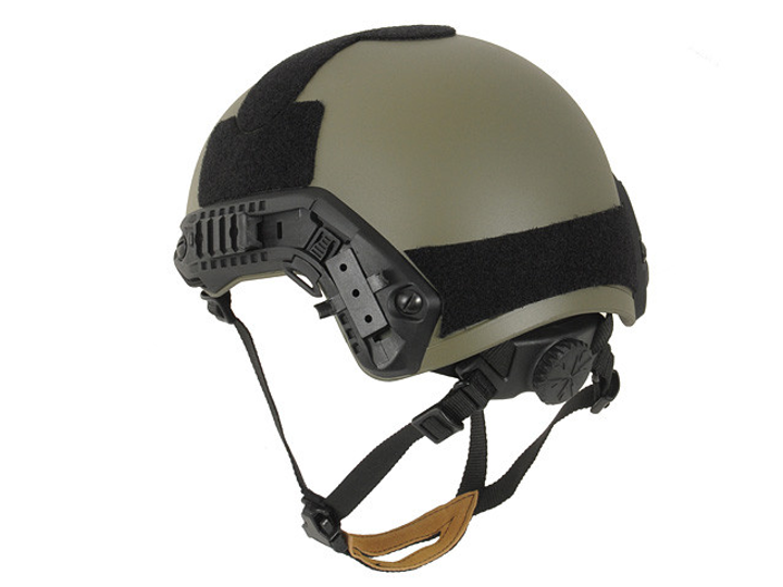 Страйкбольний балістичний шолом FAST (розмір L) – Ranger Green [FMA] - зображення 2