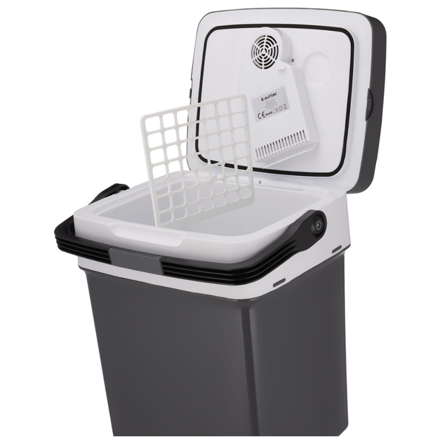 Автохолодильник Outtec 32 L Grey 12В/220В з дисплеєм та USB-портом - зображення 6