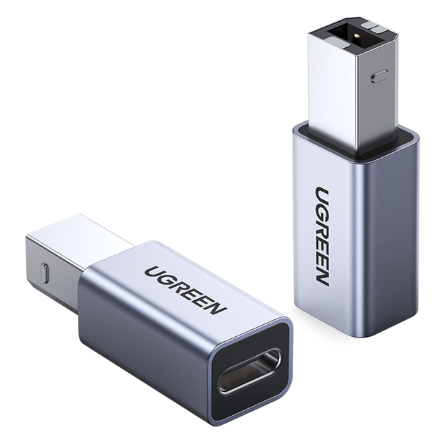 Переходник Ugreen USB Type-B 2.0 - Type-C 480 Мбит/с USB-B на USB-C для ...