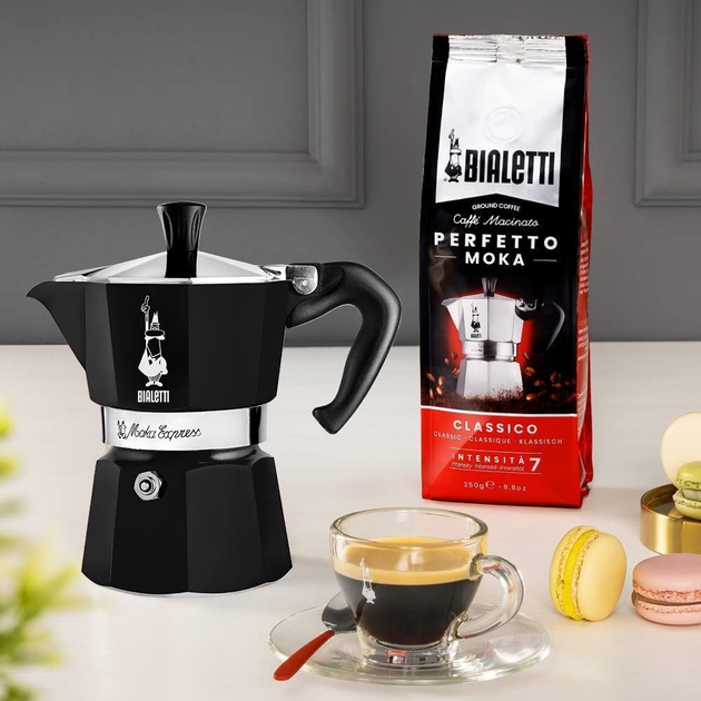 Kawiarka Bialetti Cafeteira Moka Espresso czarna 60 ml (AGDBLTEXP0058) - obraz 3
