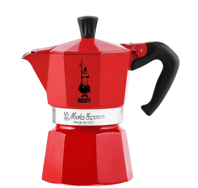 Kawiarka Bialetti Cafeteira Moka Espresso czerwona 270 ml (AGDBLTEXP0061) - obraz 1