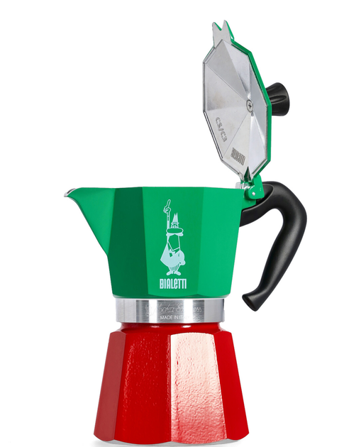 Кавоварка гейзерна Bialetti Cafeteira Moka Espresso Italia Tricolore 270 мл (AGDBLTZAP0026) - зображення 2