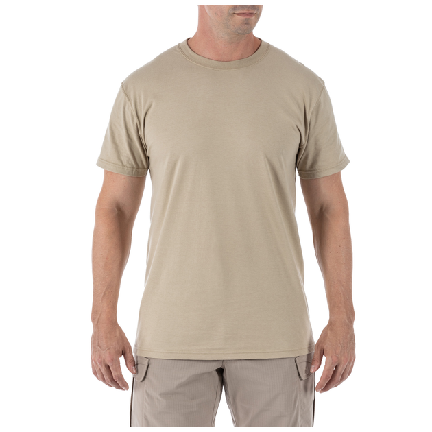 Футболка з коротким рукавом (3 шт. в комплекті) 5.11 Tactical Utili-T Crew - Three Pack ACU Tan L (40016-165) - изображение 1