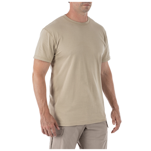 Футболка з коротким рукавом (3 шт. в комплекті) 5.11 Tactical Utili-T Crew - Three Pack ACU Tan L (40016-165) - зображення 2