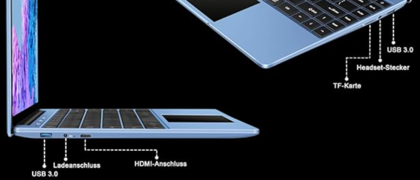 Ноутбук 14" WOZIFAN W7 Intel Celeron N4020C RAM 6GB SSD 512GB Win11 Металлический корпус - изображение 5