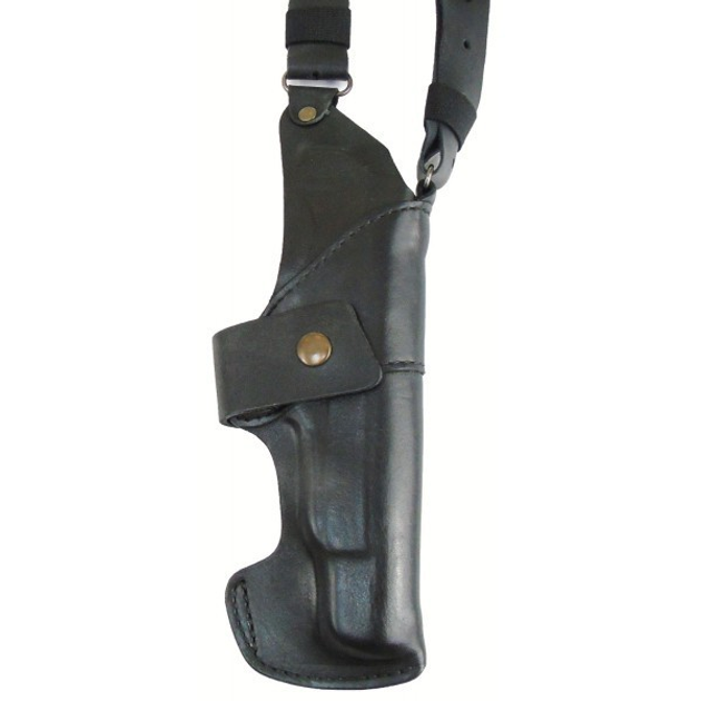 обура Медан до Beretta 92 шкіряна формована з шкіряним кріпленням вертикальна (1011 Beretta 92) - зображення 2
