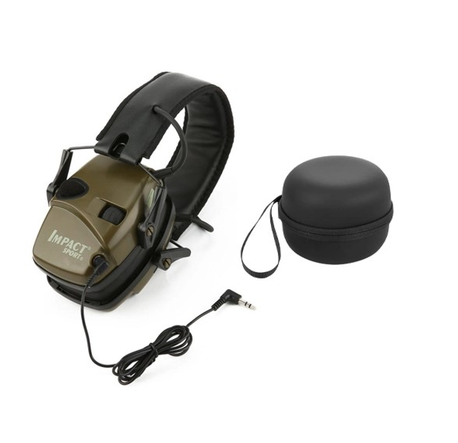 Навушники активні стрілецькі шумоподавляючі захисні Impact Sport, з чохлом - зображення 2