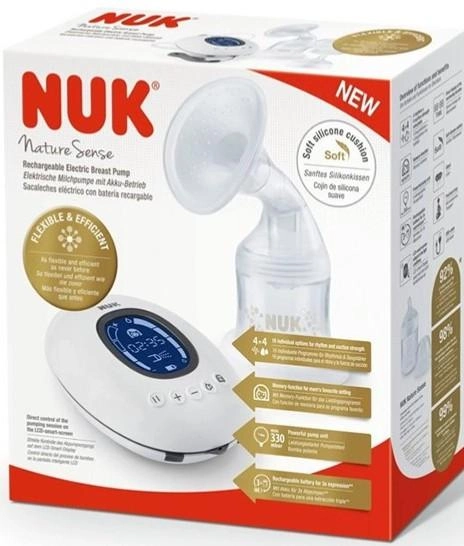 Молоковідсмоктувач електронний Nuk Nature Sense Electric Breast Pump (4008600274735) - зображення 1