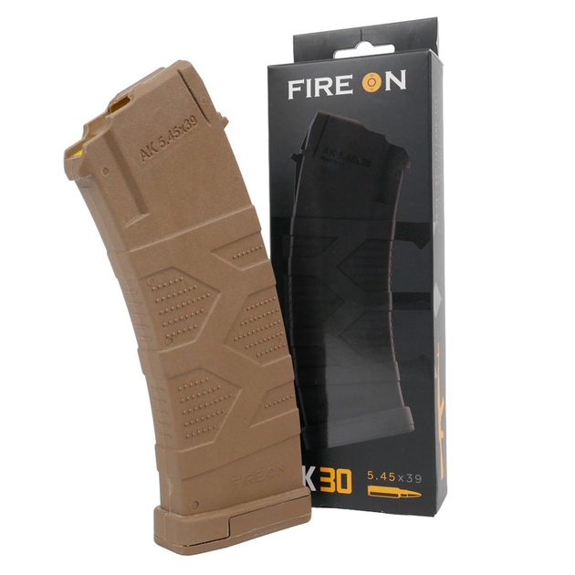 Магазин FireON АК30 5,45*39 Койот / Желтый податель - изображение 1