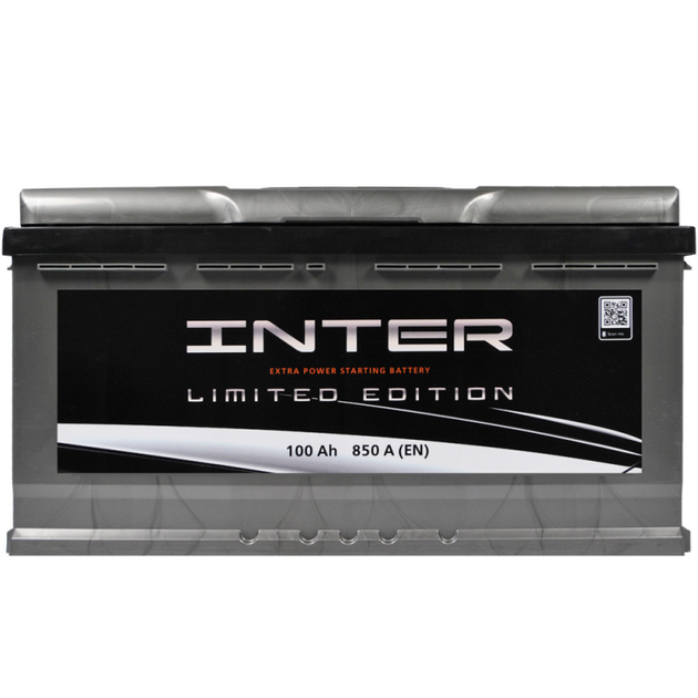 Автомобильный аккумулятор INTER limited edition (L5) 100Ah 850A R+ ...