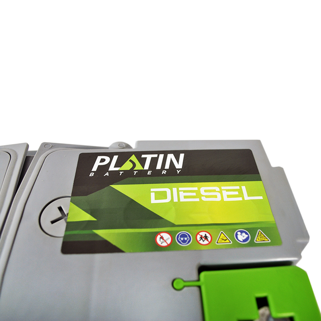 Автомобільний акумулятор PLATIN Silver Diesel MF 100Ah 850A R+ LB4 - зображення 5