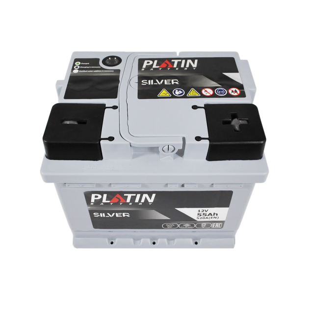 Автомобильный аккумулятор PLATIN Silver MF (LB1) 55Ah 520A R+ - изображение 4