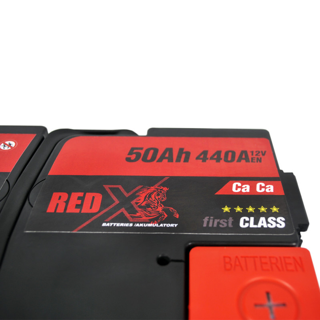 Автомобильный аккумулятор RED X (LB1) 50Ah 440A R+ - изображение 2