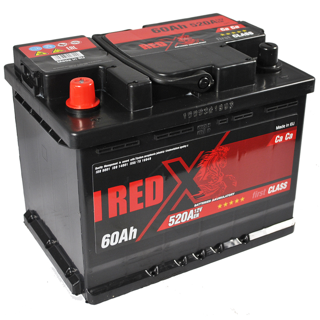 Автомобільний акумулятор RED X (L2) 60Ah 520A L+ - зображення 5