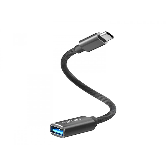 Адаптер OTG USB C to USB Earldom ET-OT85 Перехідник 2в1 Чорний - Фото 1 Адаптер OTG USB C to USB Earldom ET-OT85 Перехідник 2в1 Чорний - зображення 1