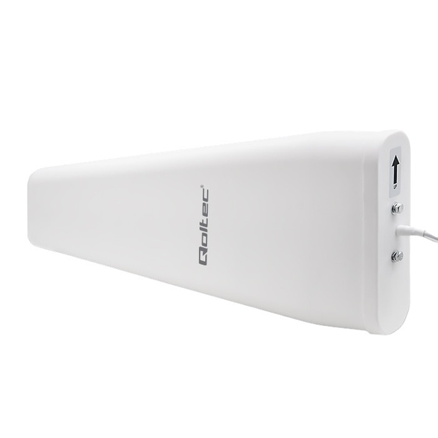 Antena Qoltec 5G LTE DUAL 14 dBi Biały (5901878570327) - obraz 1