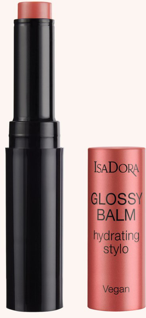 Balsam do ust IsaDora Glossy Balm Hydrating 42 Sweet Peach 1.6 g (7317852110423) - obraz 1