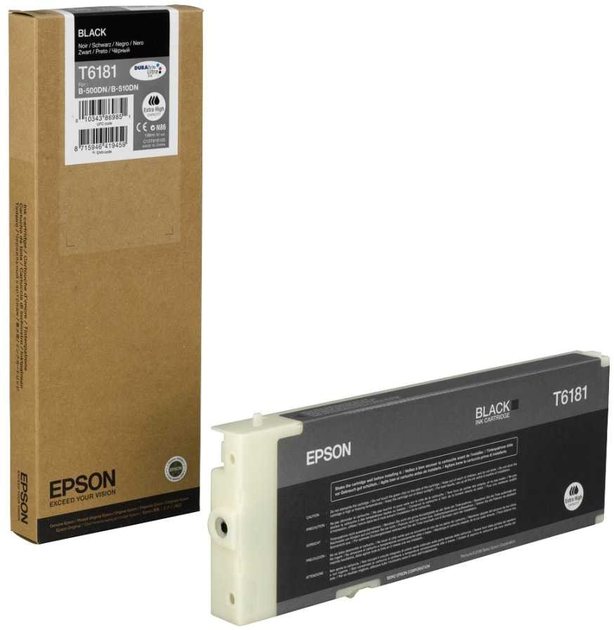 Tusz Epson T6181 198 ml Black (8715946419459) - obraz 1