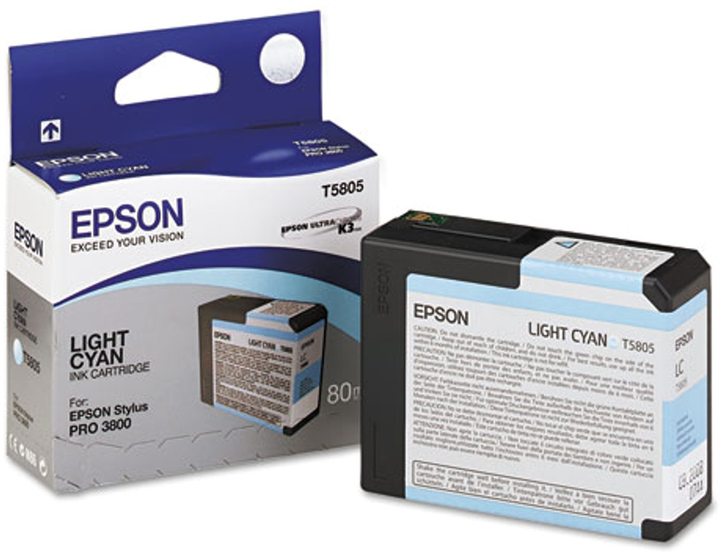 Картридж з чорнилом Epson T5805 UltraСhrom K3 80 ml Light Cyan (10343858817) - зображення 1