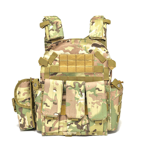 Жилет тактический AOKALI Outdoor А64 Camouflage армейский разгрузочный - изображение 1