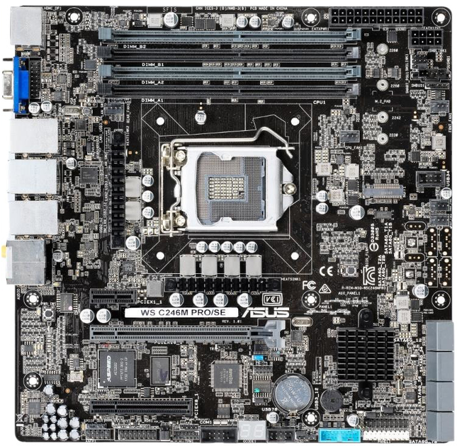 Płyta główna Asus WS C246M PRO/SE Intel C246 LGA 1151 (Socket H4) - obraz 1