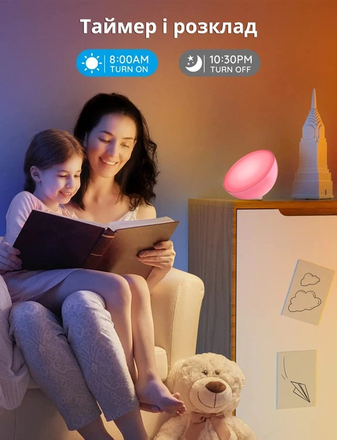 Умный портативный LED светильник Philips Hue Go V2 White and Color