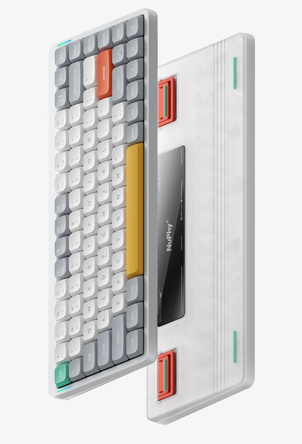 Беспроводная механическая клавиатура NuPhy Air75 V2 / Gateron Low-profile Red 2.0 / Color - Ionic White / Hot-Swappable, RGB, ANSI US - изображение 3