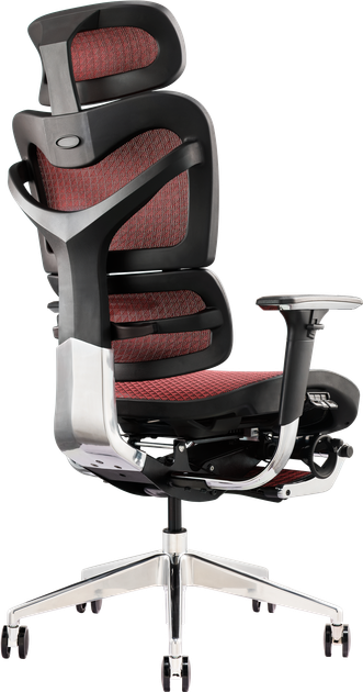 Офисное эргономичное кресло GT Racer X-702L Red (W-82) - Фото 5 Офисное эргономичное кресло GT Racer X-702L Red (W-82) - изображение 5