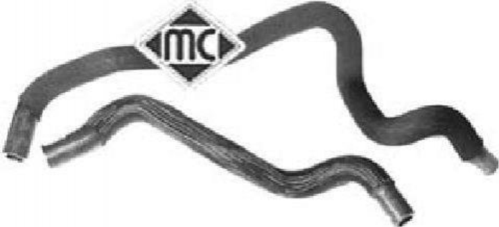 Патрубки системи охолодження Metalcaucho 08943 Peugeot 206, 607, Partner, 406, 307; Citroen Xsara, C4, Berlingo 1307WH, 1307WJ - зображення 1