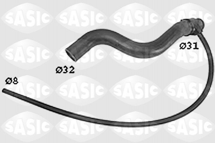 Патрубки системы охлаждения SASIC SWH6819 Volkswagen Passat 357121101G - изображение 1