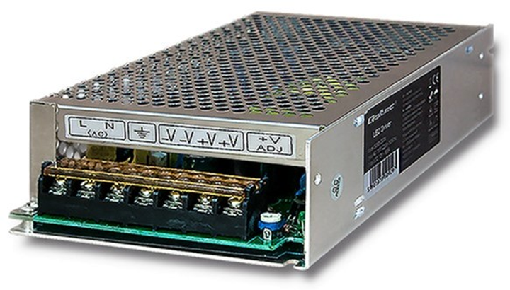 Імпульсний блок живлення Qoltec LED IP20, 100 Вт, 12 В, 8.3A (50927) (5901878509273) - зображення 1
