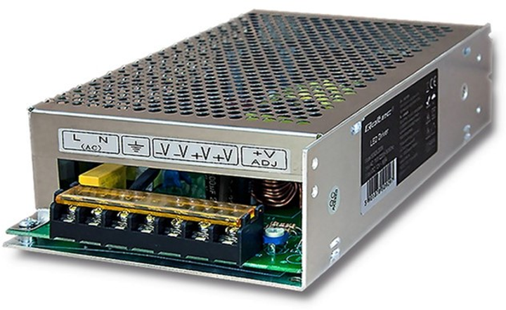 Zasilacz impulsowy Qoltec LED IP20, 250 W, 12 V, 20 A (50930) (5901878509303) - obraz 1