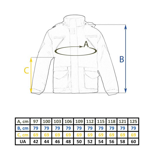 Куртка зимова тактична мембранна Синя 50 - зображення 2