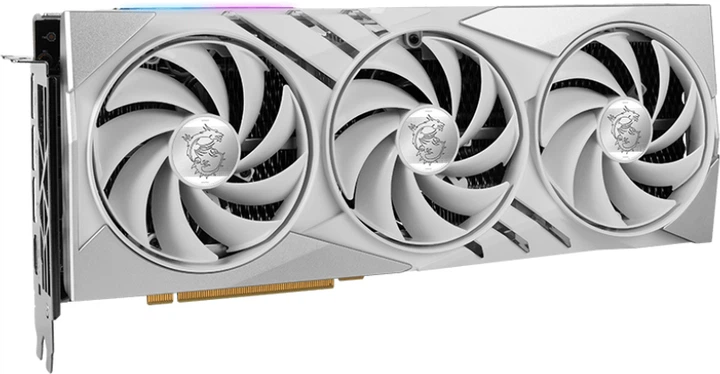 Видеокарта MSI PCI-Ex GeForce RTX 4070 Ti Gaming X Slim White 12GB GDDR6X (192bit) (2745/21000) (HDMI, 3 x DisplayPort) (V513-288R) - изображение 2