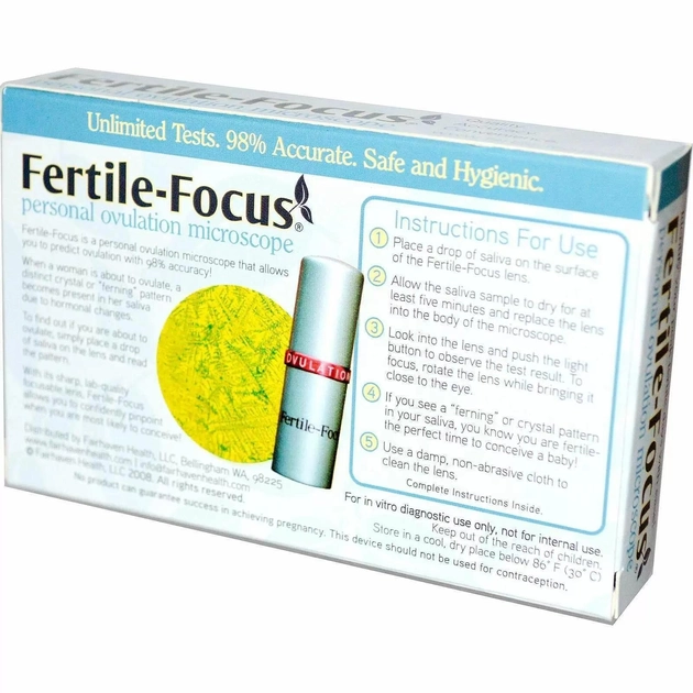 Прилад для визначення овуляції, Fertile-Focus, Fairhaven Health, 1 шт. - изображение 1