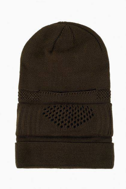 Тактическая балаклава шапка олива зимняя военная мужская шапка балаклава хаки - изображение 2