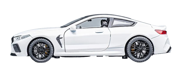 Машинка металлическая детская BMW M8 Coupe Auto Expert Белый - изображение 2
