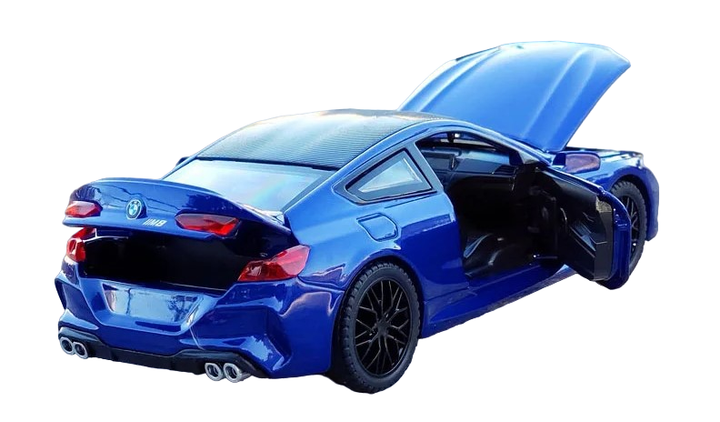Машинка металева дитяча BMW M8 Coupe Auto Expert Синій - зображення 8