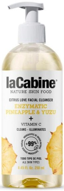 Молочко для вмивання обличчя La Cabine Nature Skin Food Citrus Love Facial Cleanser 250 мл (8436550776799) - зображення 1